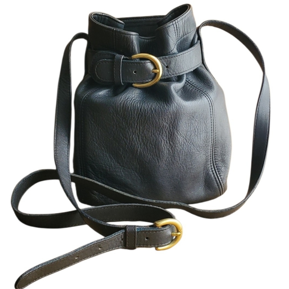 Coach Soho Vintage 90s  Leather Crossbody Shoulder Bucket Bag